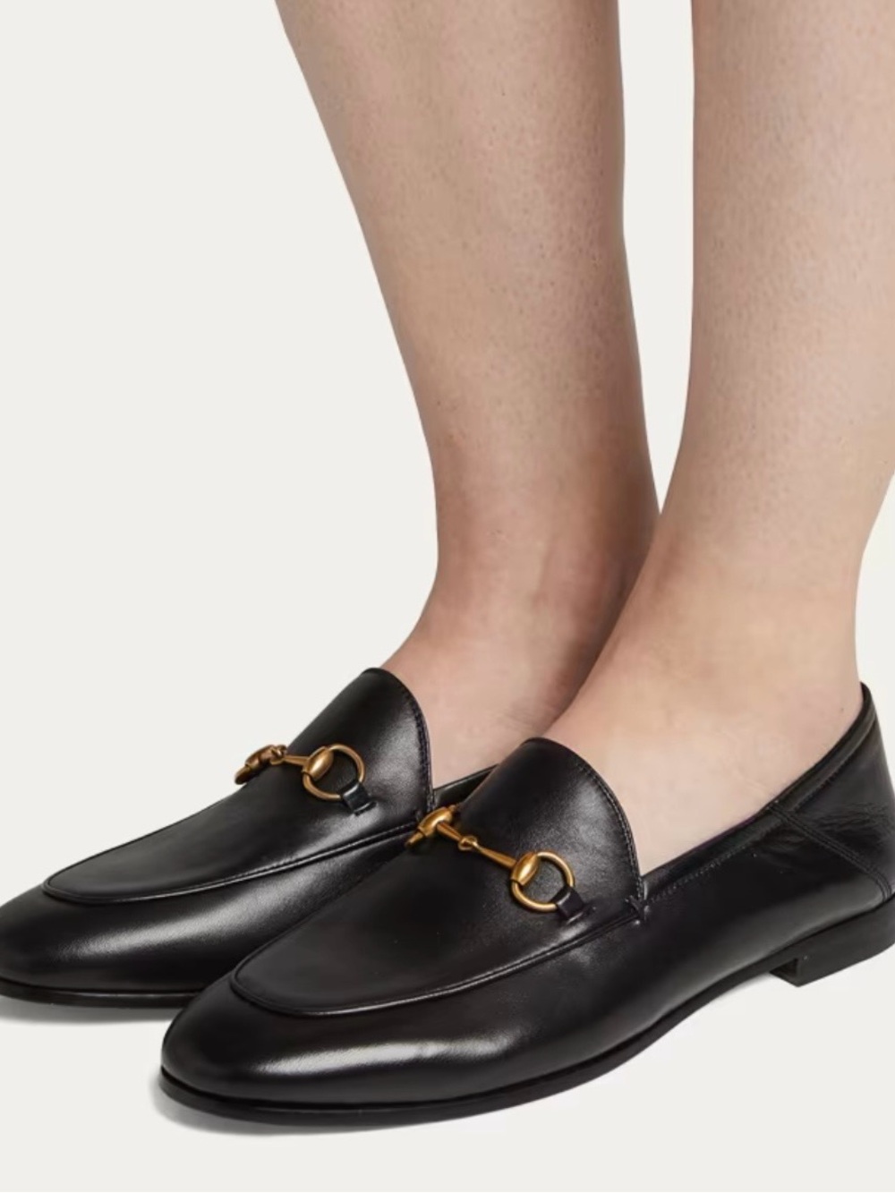Gucci Brixton Leather Horsebit Convertible Loafers 37.5 - Picture 5 of 12